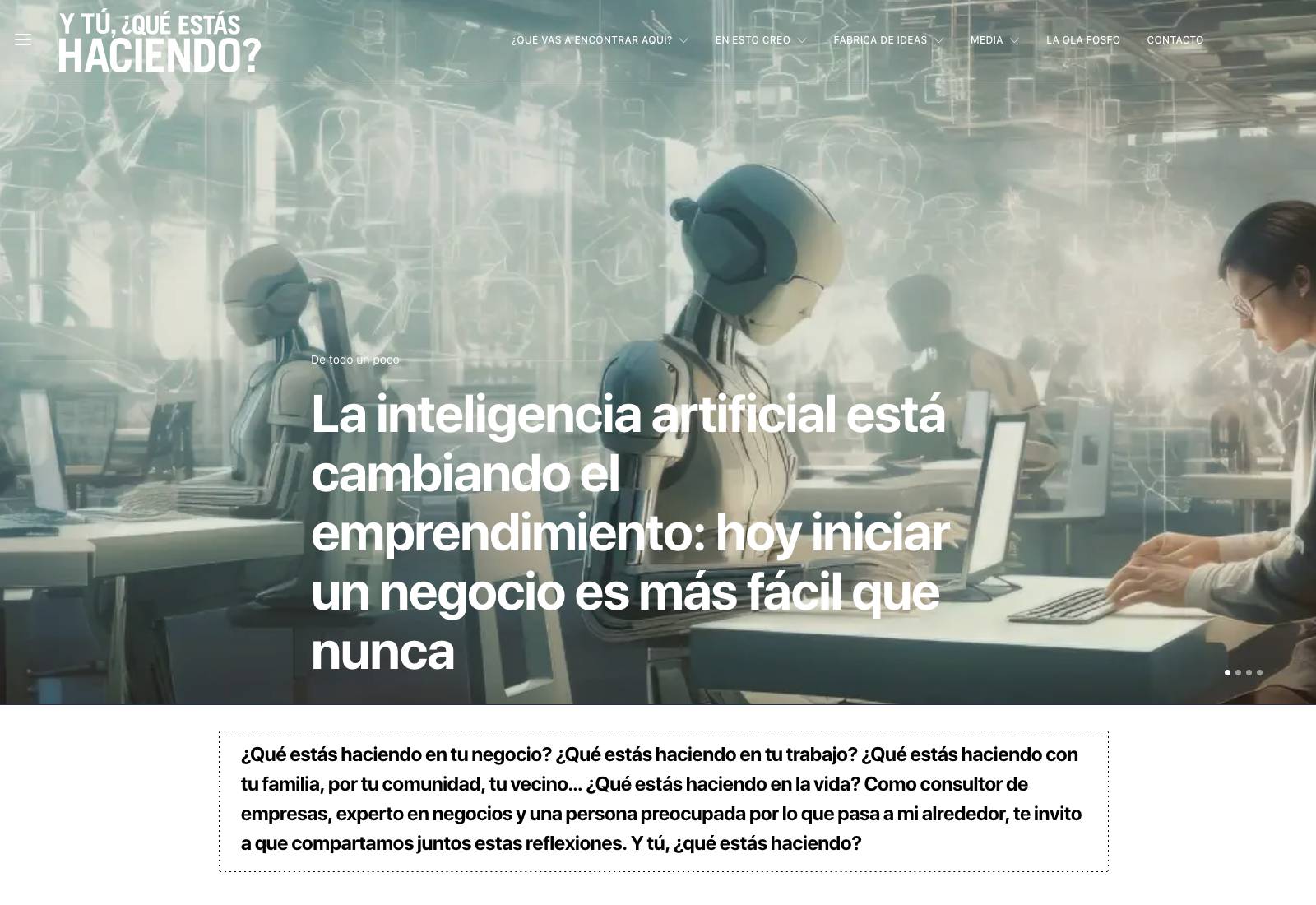 Captura de pantalla del proyecto Felipe Sandoval